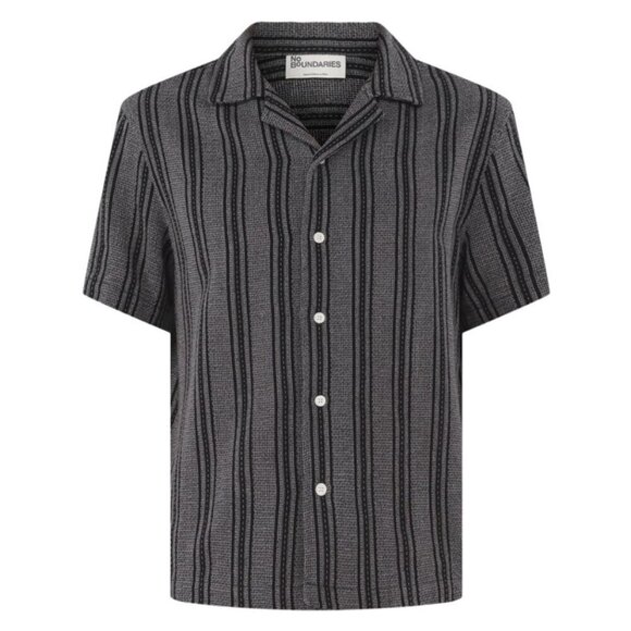 NWT 2 SZ 2XL No Boundaries Textured Striped Fabric Short Sleeve Men's Shirts - Picture 5 of 14
